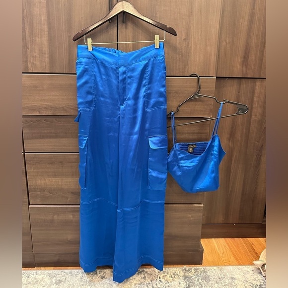 House of Harlow 1960 satin matching set size M - Picture 3 of 11